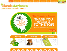 Tablet Screenshot of islandsstay.com